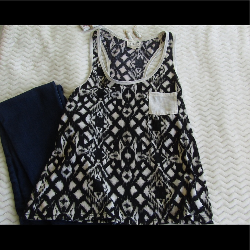 L.A Hearts Tank Top Cute Design Super Soft